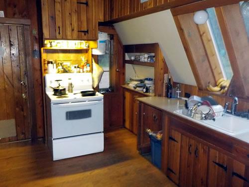 kitchen in the guesthouse